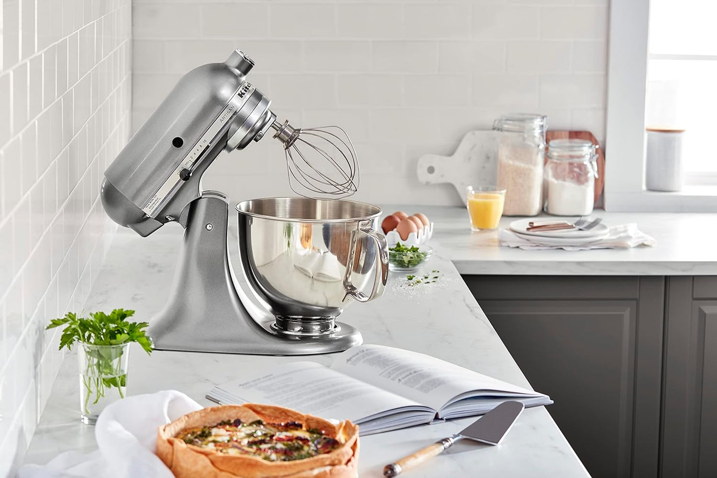 KitchenAid-Artisan Series 5 Quart Tilt Head Stand Mixer with Pouring Shield KSM150PSr