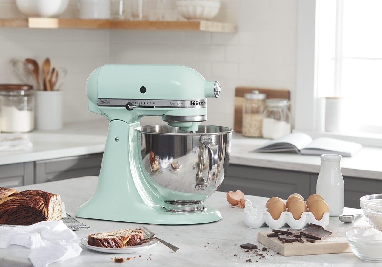 KitchenAid-Artisan Series 5 Quart Tilt Head Stand Mixer with Pouring Shield KSM150PSr
