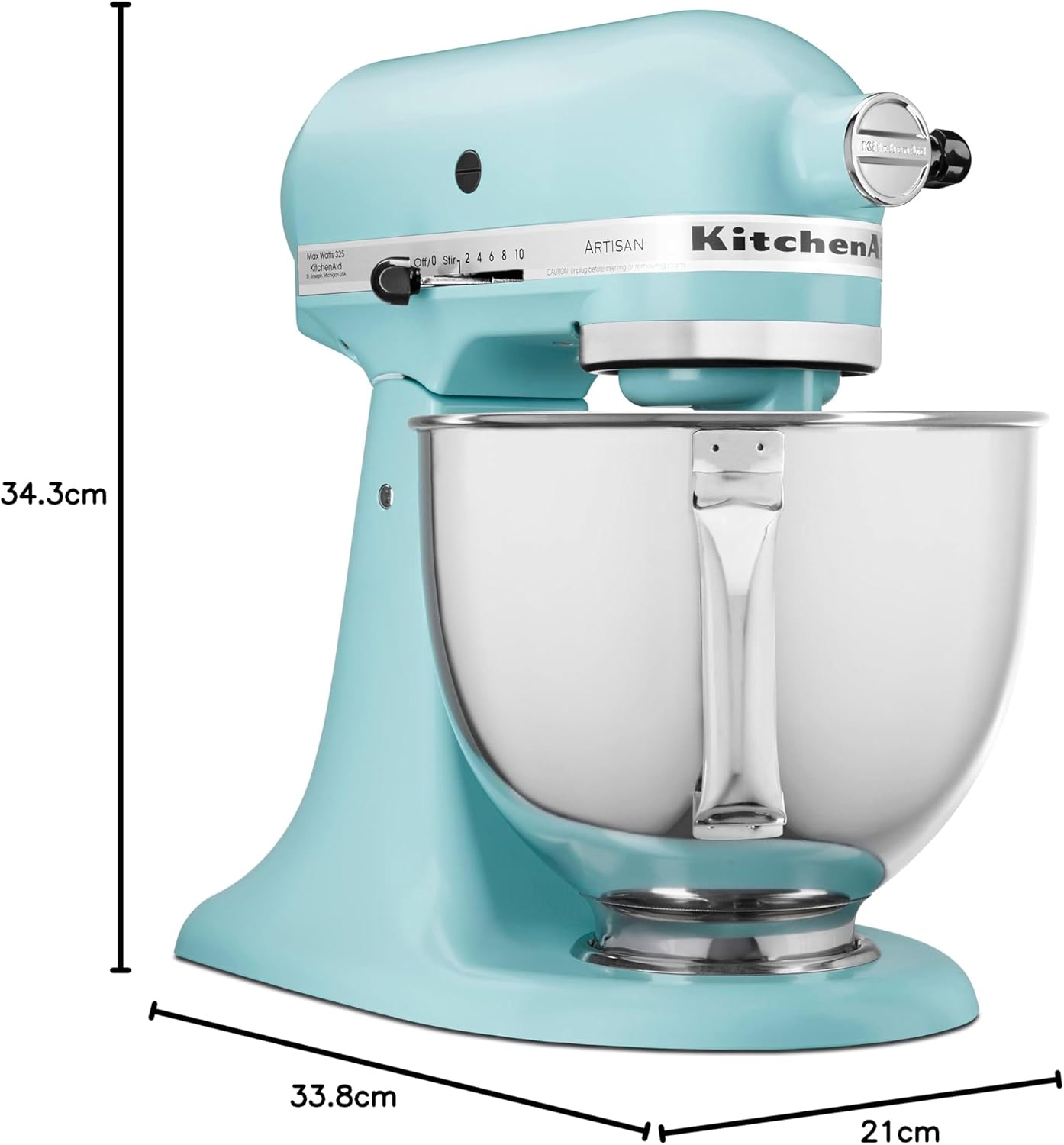 KitchenAid-Artisan Series 5 Quart Tilt Head Stand Mixer with Pouring Shield KSM150PSr