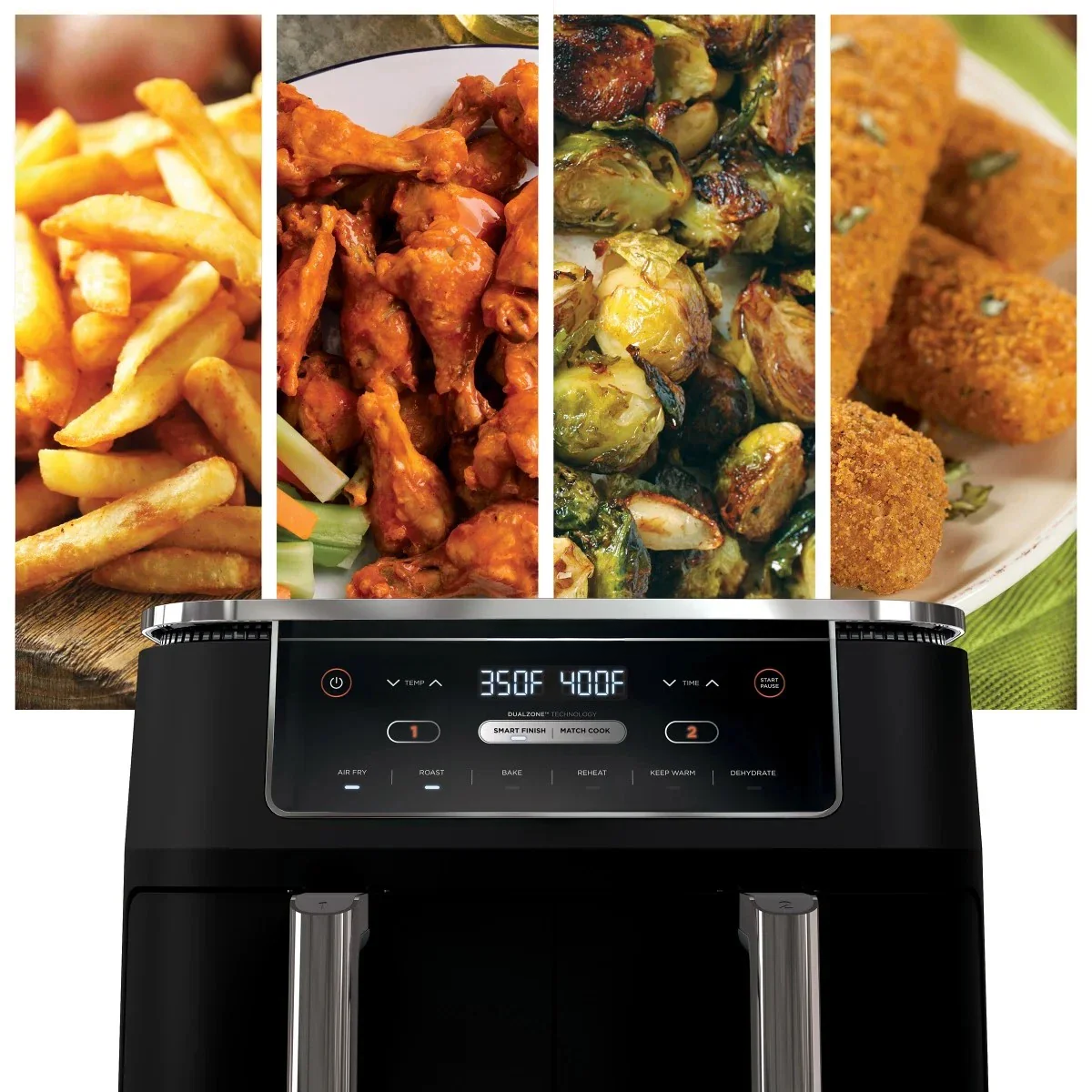 R-AD300CO Foodi 6-in-1 10-qt. XL 2-Basket Air Fryer