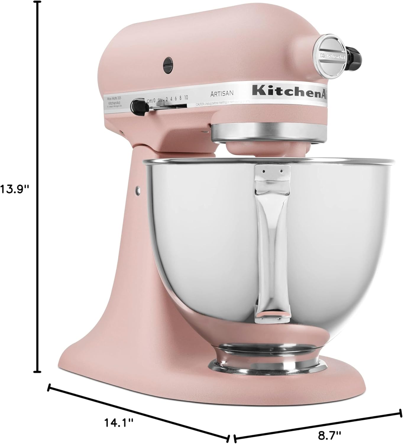 KitchenAid-Artisan Series 5 Quart Tilt Head Stand Mixer with Pouring Shield KSM150PSr
