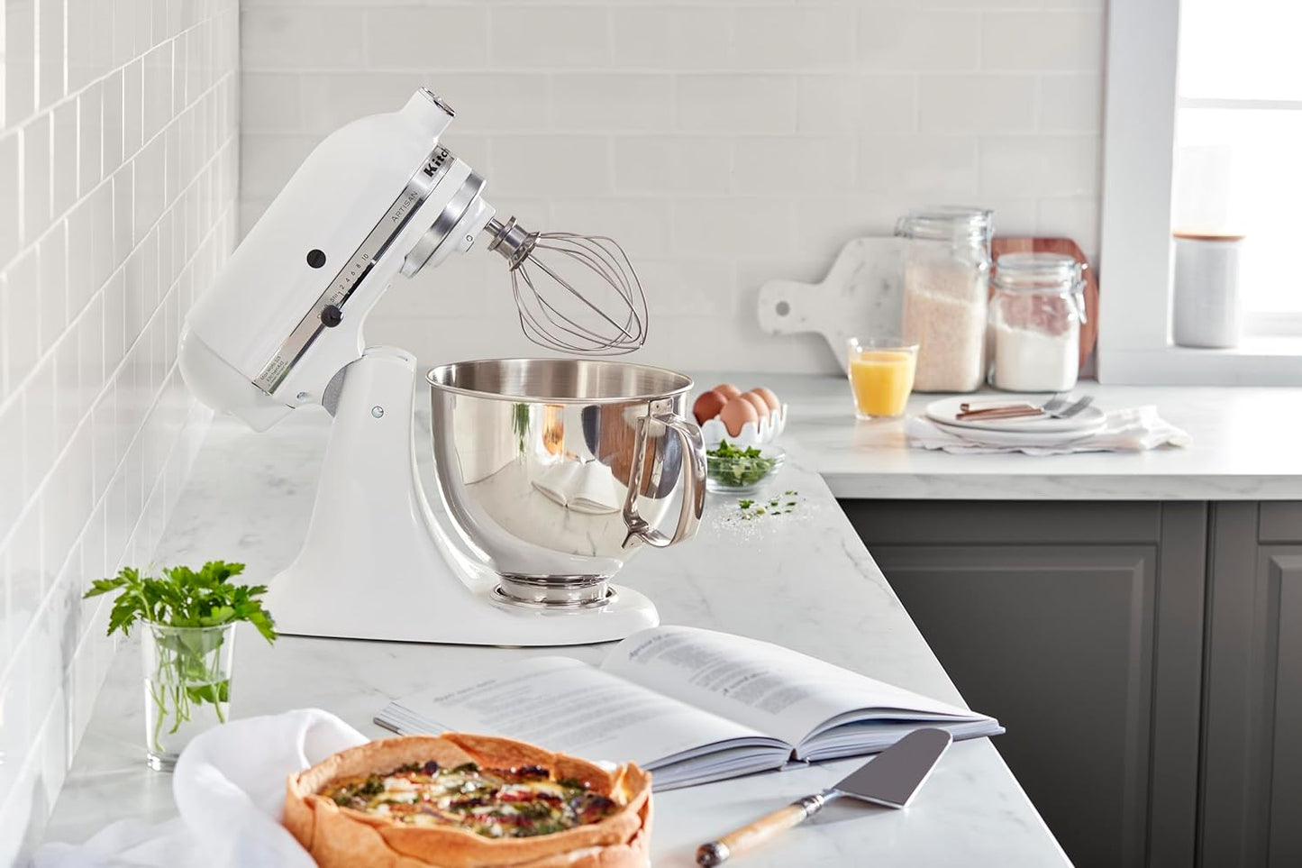 KitchenAid-Artisan Series 5 Quart Tilt Head Stand Mixer with Pouring Shield KSM150PSr