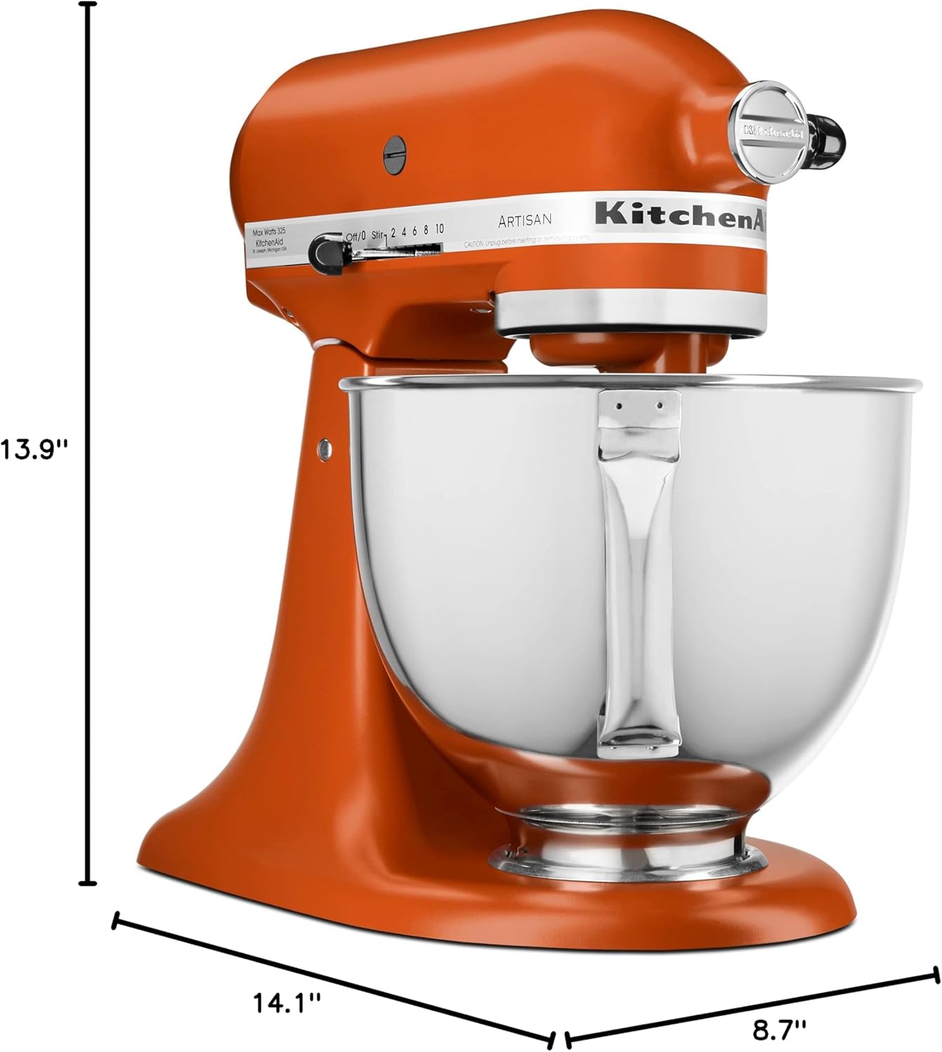 KitchenAid-Artisan Series 5 Quart Tilt Head Stand Mixer with Pouring Shield KSM150PSr