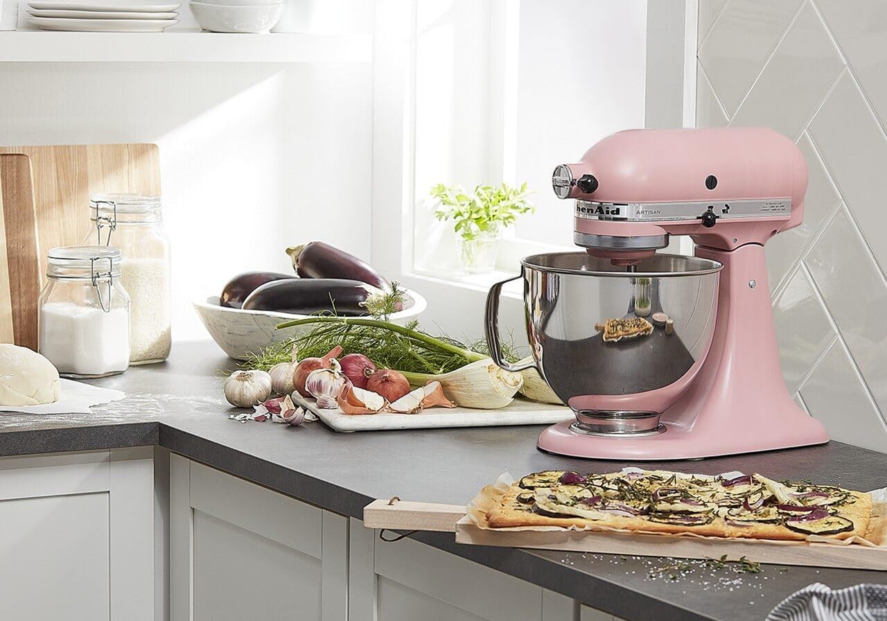 KitchenAid-Artisan Series 5 Quart Tilt Head Stand Mixer with Pouring Shield KSM150PSr